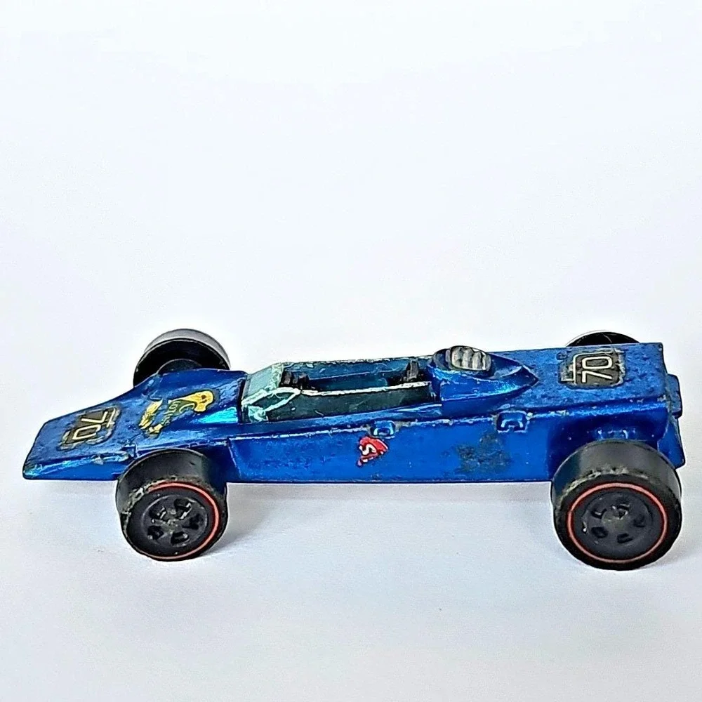 1969 Hot Wheels Lotus Turbine Blue‎ Spectraflame Redline Hong Kong 70 Vintage